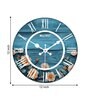 Fegan Multicolour Engineered Wood Wall Clock