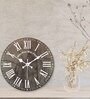 Patio Grey Engineered Wood Wall Clock