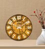 Persian Mustard Engineered Wood Wall Clock