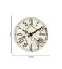 Francis Multicolour Engineered Wood Wall Clock