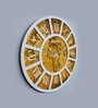Berlin Mustard Engineered Wood Wall Clock