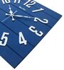 Babel Blue Engineered Wood Wall Clock
