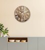 Kingston Brown Engineered Wood Wall Clock
