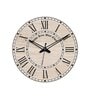 Voila Cream Engineered Wood Wall Clock