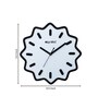 Delphine White & Black Engineered Wood Wall Clock