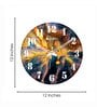 Vrikshya Multicolour Engineered Wood Wall Clock