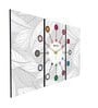 Andrre Multicolour Engineered Wood Wall Clock