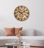Bennett Brown Engineered Wood Wall Clock