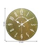 Margaux Green Engineered Wood Wall Clock