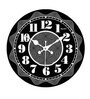 Manderley Black Engineered Wood Wall Clock