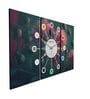 Como Multicolour Engineered Wood Wall Clock