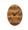 Montage Multicolour Engineered Wood Wall Clock
