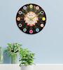 Uniquely Multicolour Engineered Wood Wall Clock