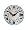 Benoit Blue Engineered Wood Wall Clock