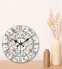 Matrix White Engineered Wood Wall Clock
