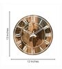 Lavery Brown Engineered Wood Wall Clock