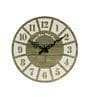 Bunsen Multicolour Engineered Wood Wall Clock