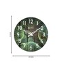 Patrice Multicolour Engineered Wood Wall Clock