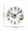 Fenerty White Engineered Wood Wall Clock