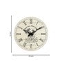 Alpa Brown Engineered Wood Wall Clock