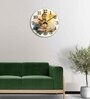 Twilight Multicolour Engineered Wood Wall Clock