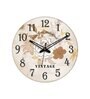 Braco Multicolour Engineered Wood Wall Clock