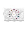 Andrre Multicolour Engineered Wood Wall Clock