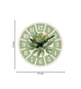 Vigo Multicolour Engineered Wood Wall Clock