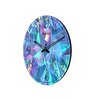 Krypto Blue Engineered Wood Wall Clock