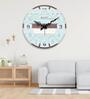 Flemish Multicolour Engineered Wood Wall Clock