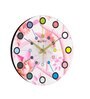 Berezne Multicolour Engineered Wood Wall Clock