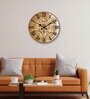Tokyo Multicolour Engineered Wood Wall Clock