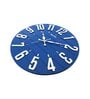 Mateo Blue Engineered Wood Wall Clock