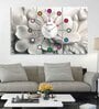 Turin Multicolour Engineered Wood Wall Clock