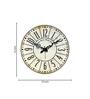 Lyon Multicolour Engineered Wood Wall Clock
