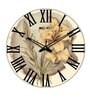 Katsu Multicolour Engineered Wood Wall Clock