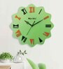 Bayberry Green Engineered Wood Wall Clock