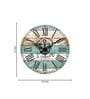Ladder Multicolour Engineered Wood Wall Clock
