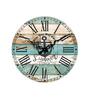 Ladder Multicolour Engineered Wood Wall Clock