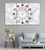 Andrre Multicolour Engineered Wood Wall Clock
