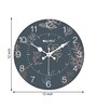 Amora Grey Engineered Wood Wall Clock