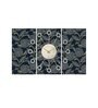 Eliviya Multicolour Engineered Wood Wall Clock