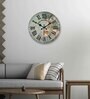 Asmund Grey Engineered Wood Wall Clock
