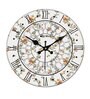Matrix White Engineered Wood Wall Clock