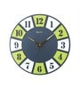Almo Multicolour Engineered Wood Wall Clock