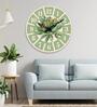 Vigo Multicolour Engineered Wood Wall Clock