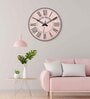 Winstar Brown Engineered Wood Wall Clock