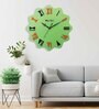 Bayberry Green Engineered Wood Wall Clock