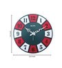 Reims Multicolour Engineered Wood Wall Clock