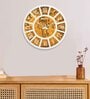 Berlin Mustard Engineered Wood Wall Clock
